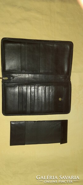 Retro crocodile leather file holder 23x12cm inside paper money travel ticket etc. Holder wallet 10x8cm