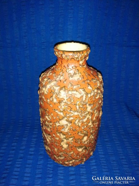 Retro Tófej kerámia váza 21,5 cm (A4)