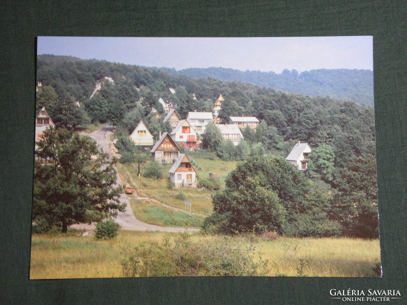 Képeslap,Postcard, Mátraszentimre, Fallóskút látkép részlet,nyaraló,üdülő, 1980-