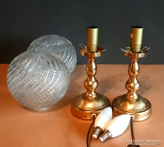 Hollywood regency 2 table lamps negotiable