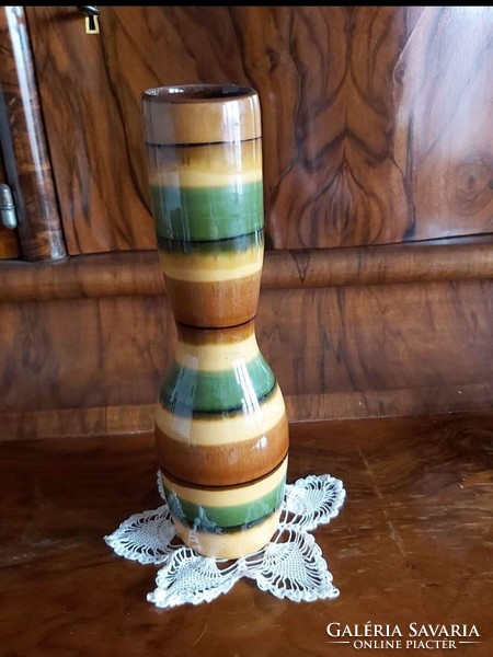 Egyedi színvilágú retro gyönyörű mázas kerámia váza
