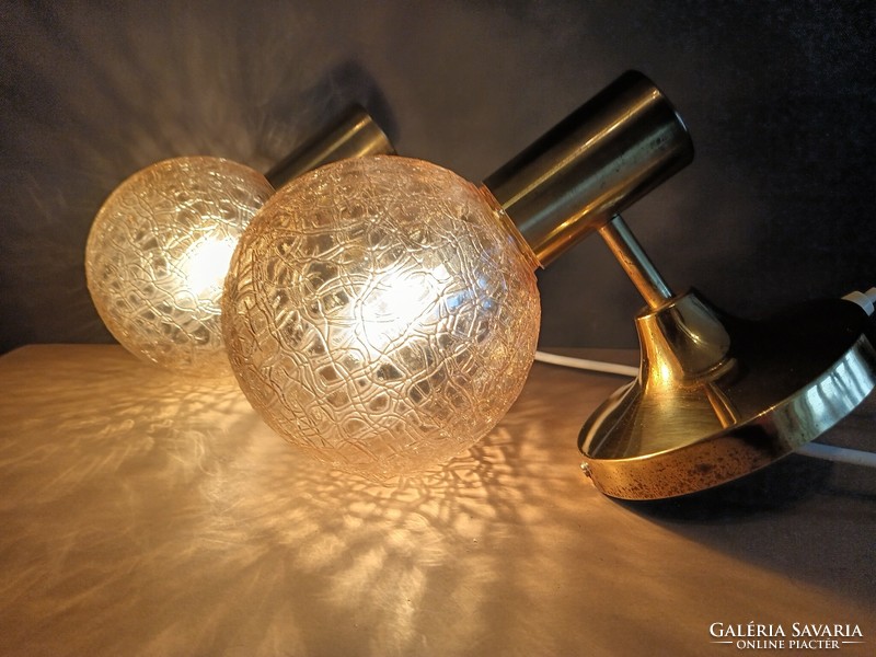 Art-deco copper wall arm lamp by kamenicky senov, 1970s. Negotiable.