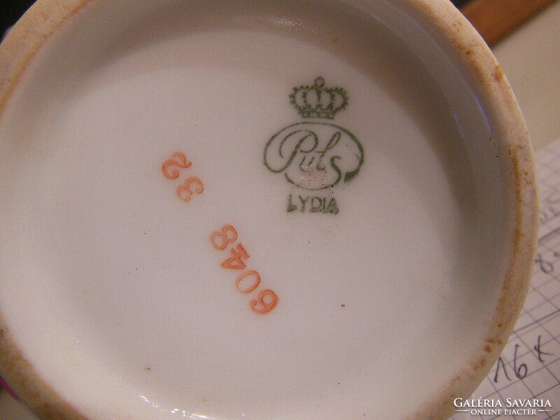 Jug - puls lydia - marked - numbered - antique - 5 dl - 18 x 14 cm - porcelain