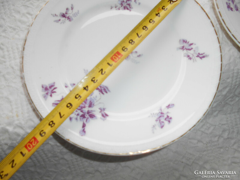 3 pieces of fisher emil imperial and royal court carrier Bécsi utca 3. Sign. Porcelain cake