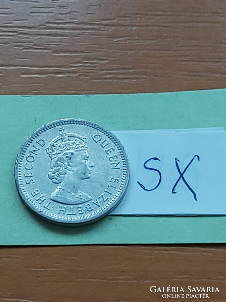 Belize 5 cents 1987 alu. II. Elizabeth sx