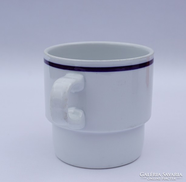 Rare retro lowland porcelain mug with hospital inscription in perfect condition