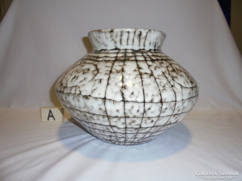 Hódmezővásárhely retro ceramic vase, floor vase