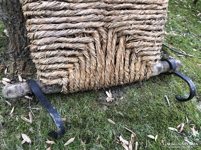 Gyékény fonott Szekérülés, Fonott gyékény szék, Fali dekoráció