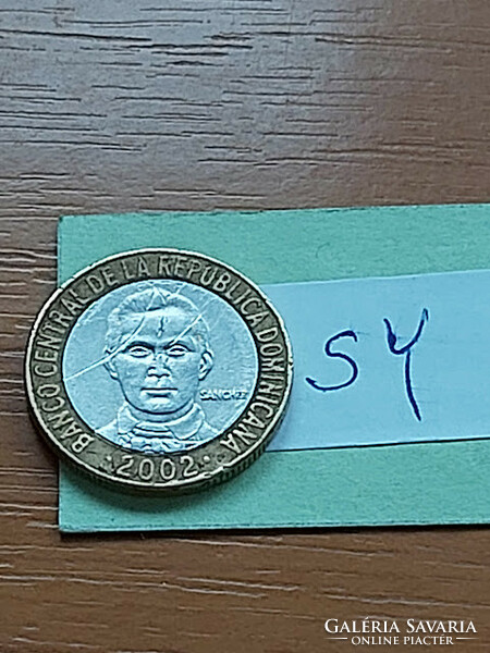 Dominica dominica 5 pesos 2002 sanchez bimetal sy