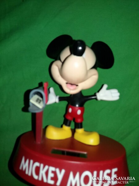 Retro autós napelemes DISNEY Miki egér MIckie Mouse figura nagyon szép 18 cm képek szerint
