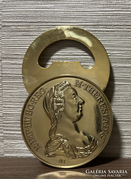 Maria Therezia coin beer opener