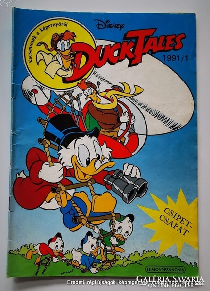 1991  /  Duck Tales #1991/1  /  Régi ÚJSÁGOK KÉPREGÉNYEK MAGAZINOK Ssz.:  26884