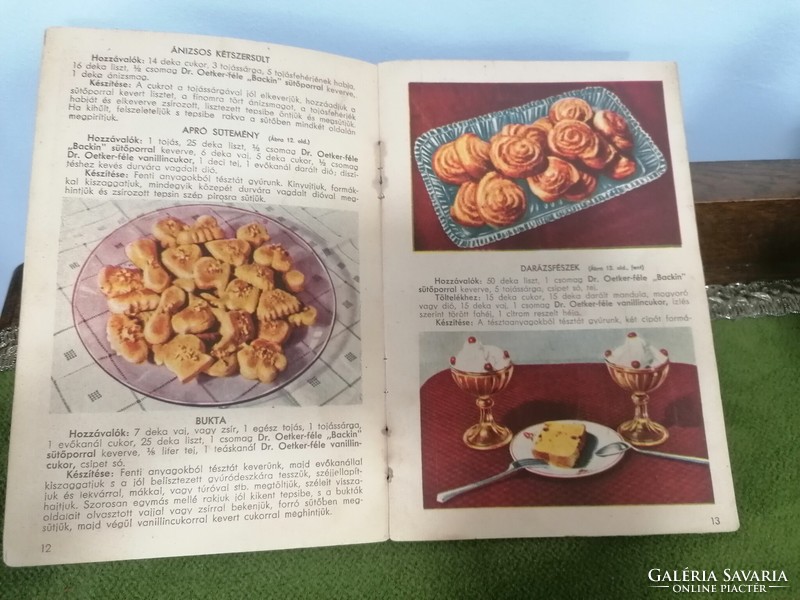 "Dr Oetker sütemény receptek" füzet