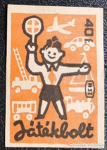 Gy183 / 1960 toy store match tag
