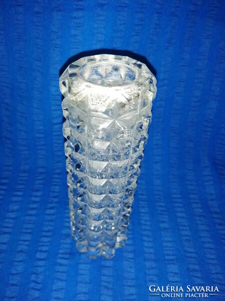 Retro glass vase 17 cm (a7)