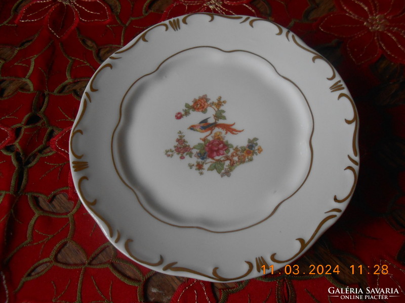 Zsolnay bird of paradise cake plate i