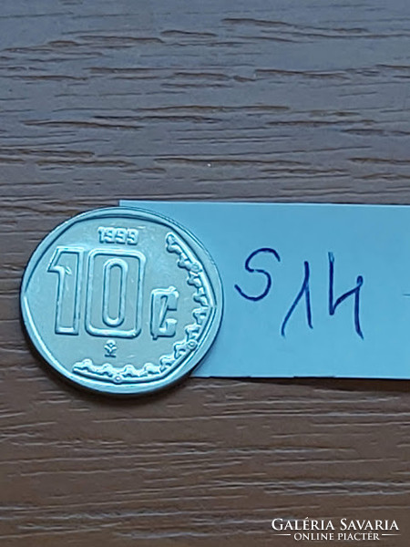 Mexico mexico 10 centavos 1999 stainless steel s14