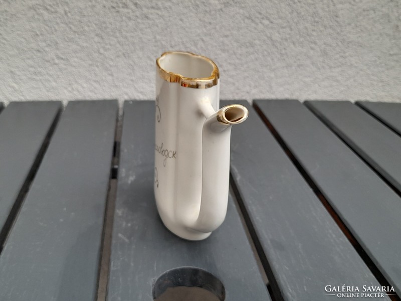 A Russian porcelain flask or something