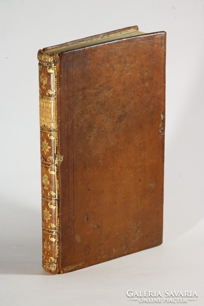 1796 - Hungarian field and household calendar in a beautiful, richly gilded leather binding!!