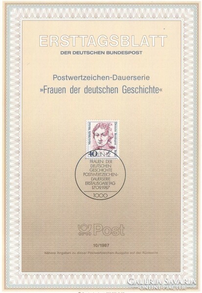 Etb 0001 berlin mi 788 etb 10-1987 EUR 3.50