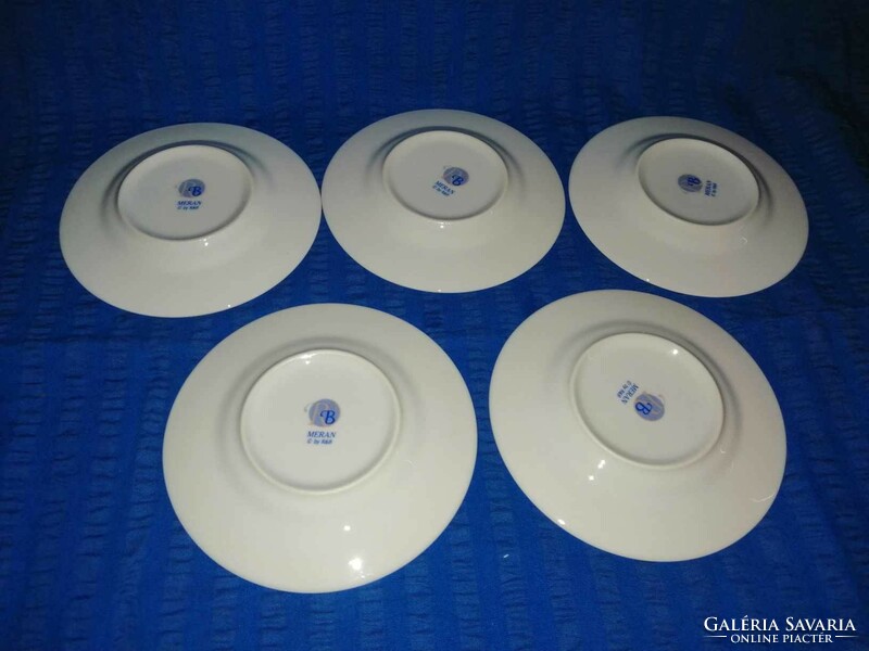 Meran by r&b porcelain small plate 5 pcs for sale! Diameter 14.5 cm (a6)