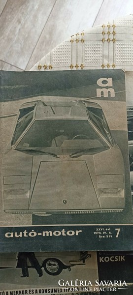 Régi Auto-motor újság 70-71-72-es 15 db