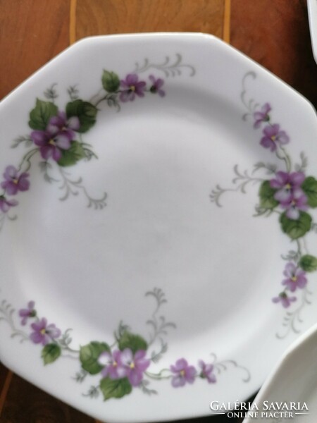 Winterling Bavarian violet pattern cake set