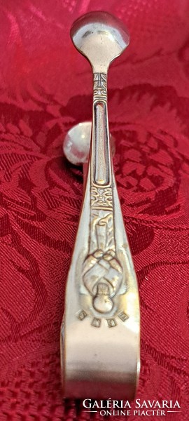 Old silver-plated sugar tongs, sugar tongs 3 (m4526)