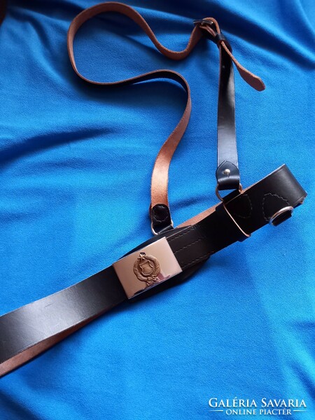 Kádár brand new police officer black service waist belt belt