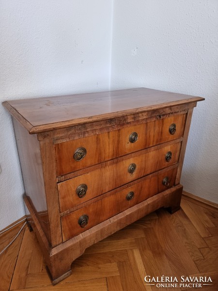 Biedermeier style chest of drawers with 3 drawers