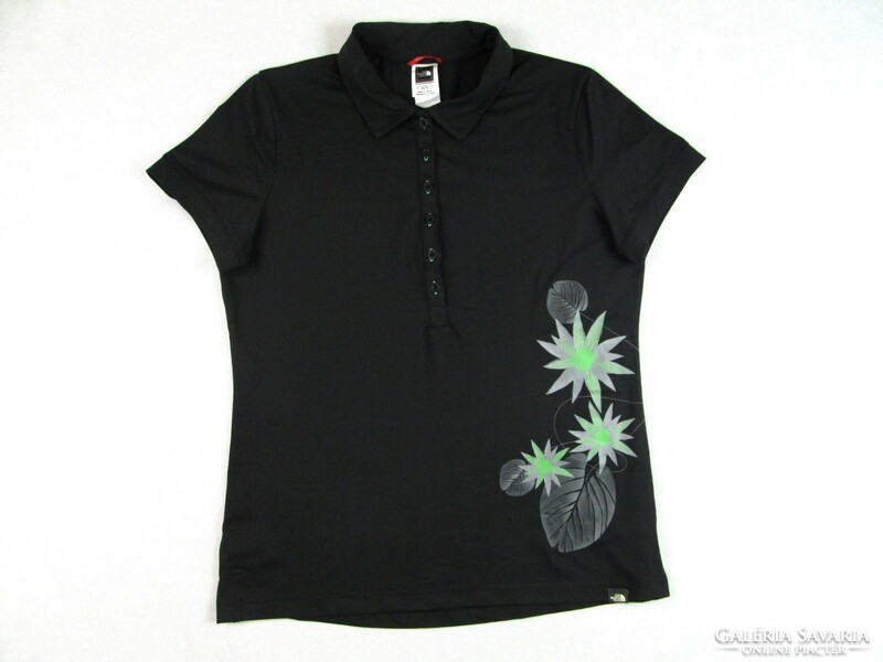 New! Original the north face (xl) black short-sleeved women's flexible breathable sports top