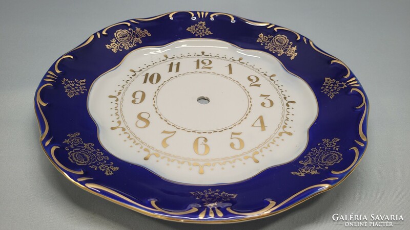 Zsolnay pompadour i. Plate clock