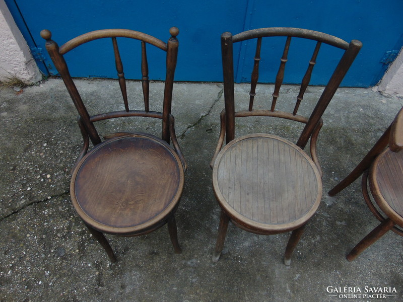 3 db. régi Thonet szék