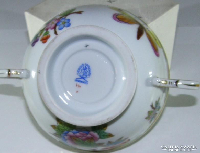 Soup cup with Victoria pattern, Herend porcelain