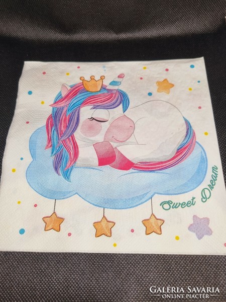 Unicorn special paper napkin