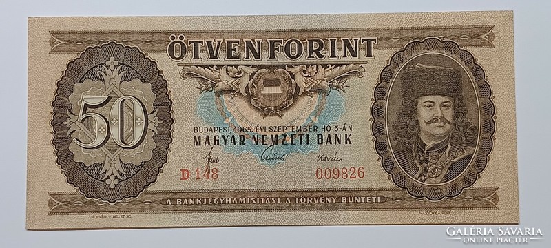 1965  évi 50 Ft UNC