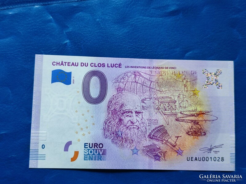 FRANCIAORSZÁG 0 EURO 2020 LEONARDO DA VINCI! UNC!