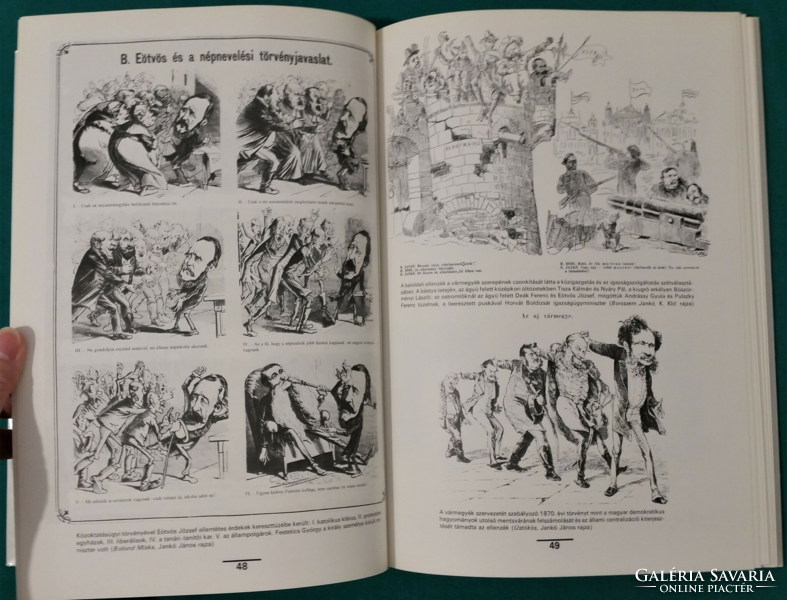 Buzinkay géza: Jankó Pepperszem and his companions - ore plates and caricatures of the 19th century. In the second half of the century