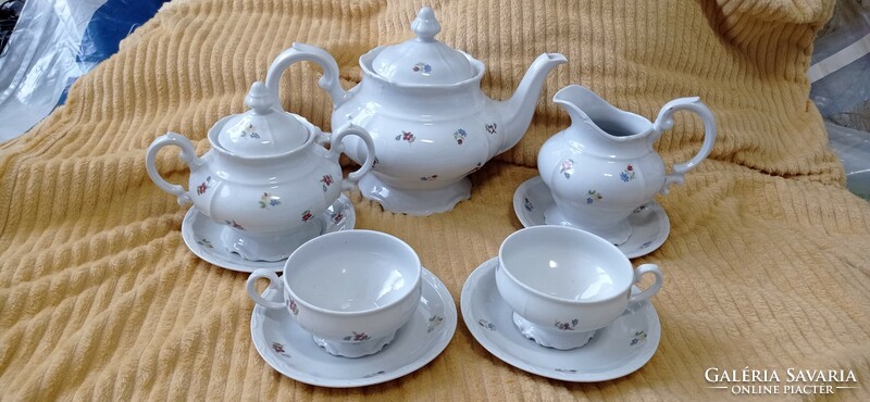 Rare, unique, fairy-tale Zsolnay tea set.