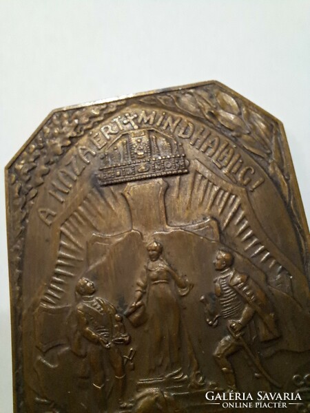 To the death for the country! Ludovika sports plaque