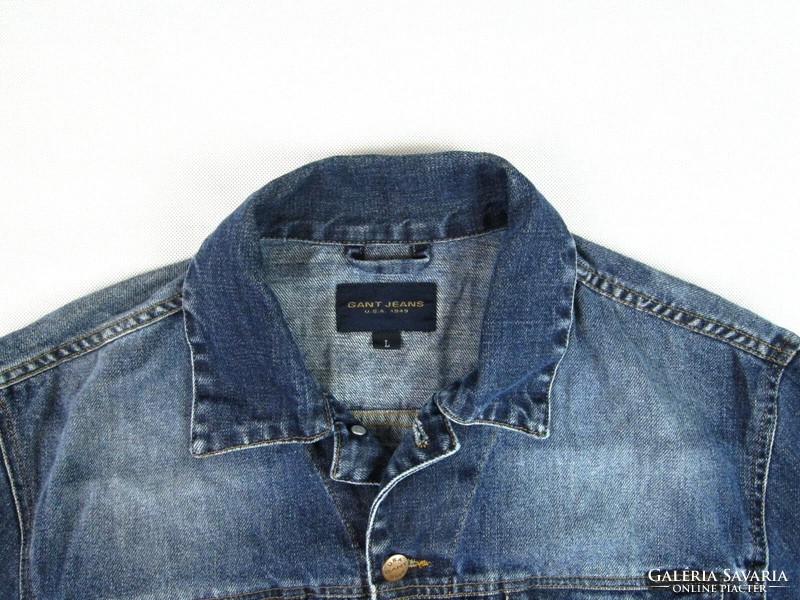 Original gant (l) men's denim jacket