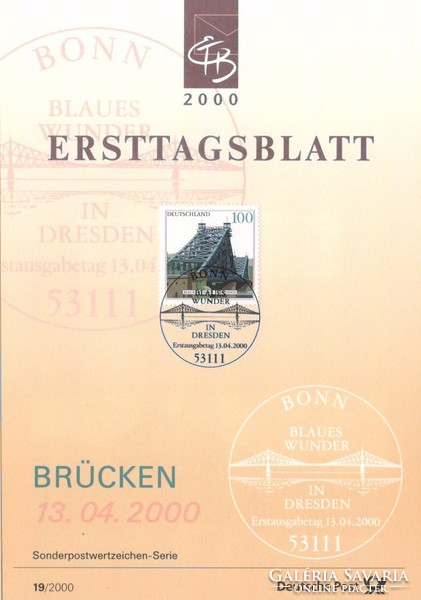 ETB 0026 (Bundes) Mi ETB 19-2000        1,10 Euró