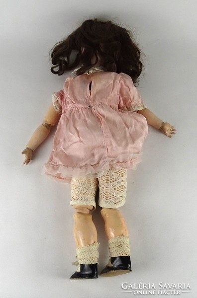 1Q704 abg 1362 alt beck gottschalk antique german doll with porcelain head 55 cm