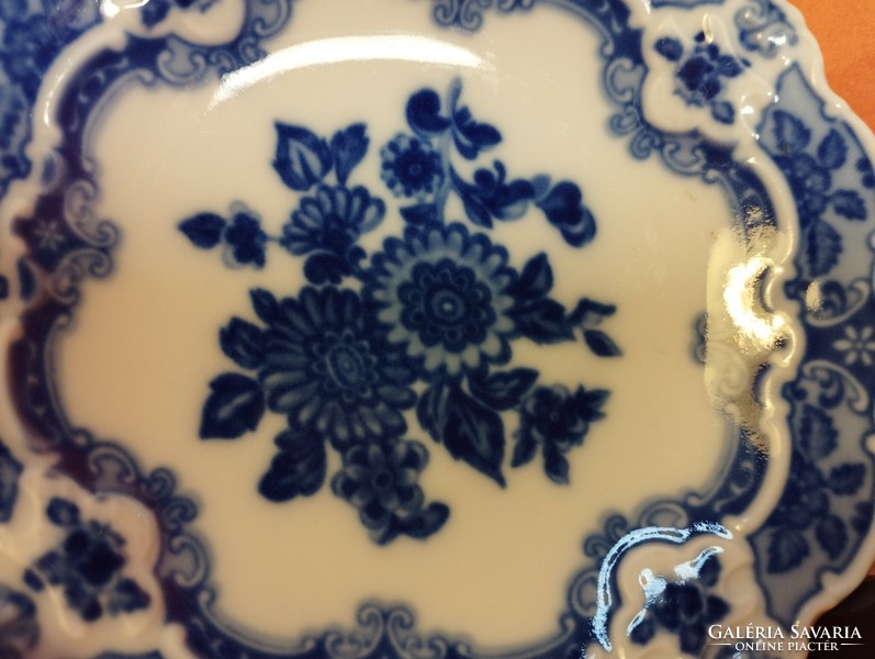 Wallendorf echt cobalt porcelain ring plate