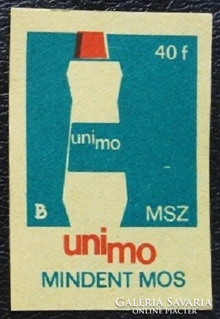 Gy133 / 1967 UNIMO gyufacímke