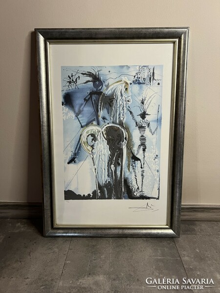 Salvador Dalí print framed