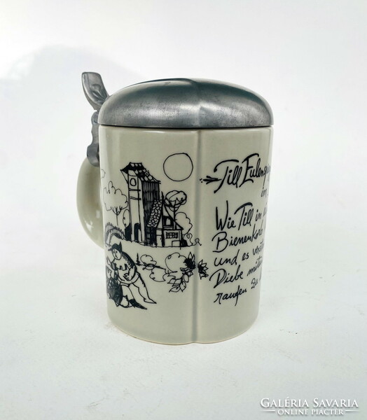 Rosenthal sudio ceramic beer mug - till eulenspiegel