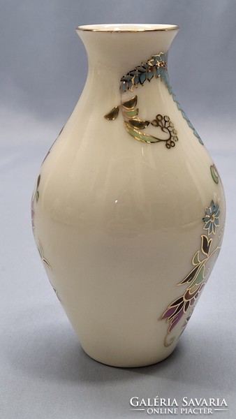 Zsolnay hand painted porcelain vase