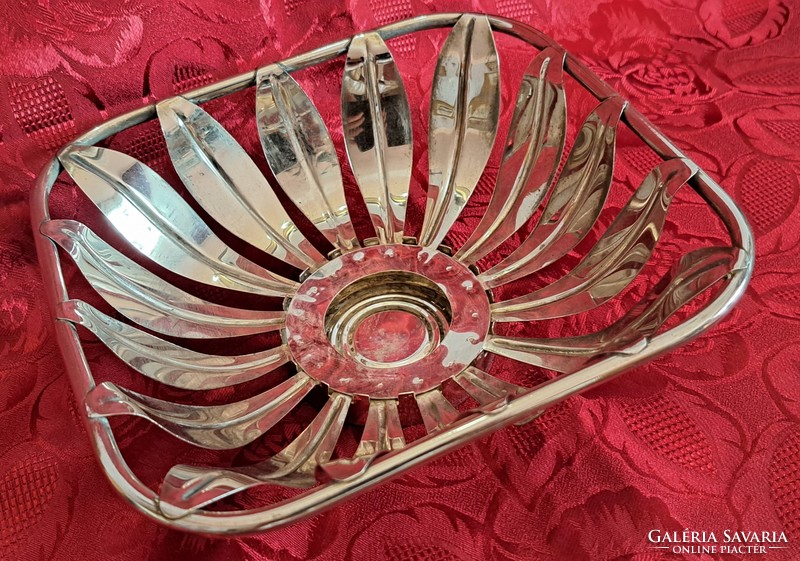 Silver-plated fruit bowl (m4519)