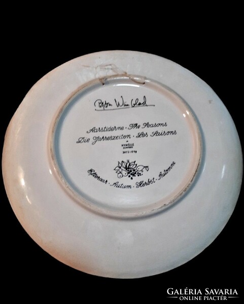 Original rosenthal björn wiinblad design porcelain wall plate bowl